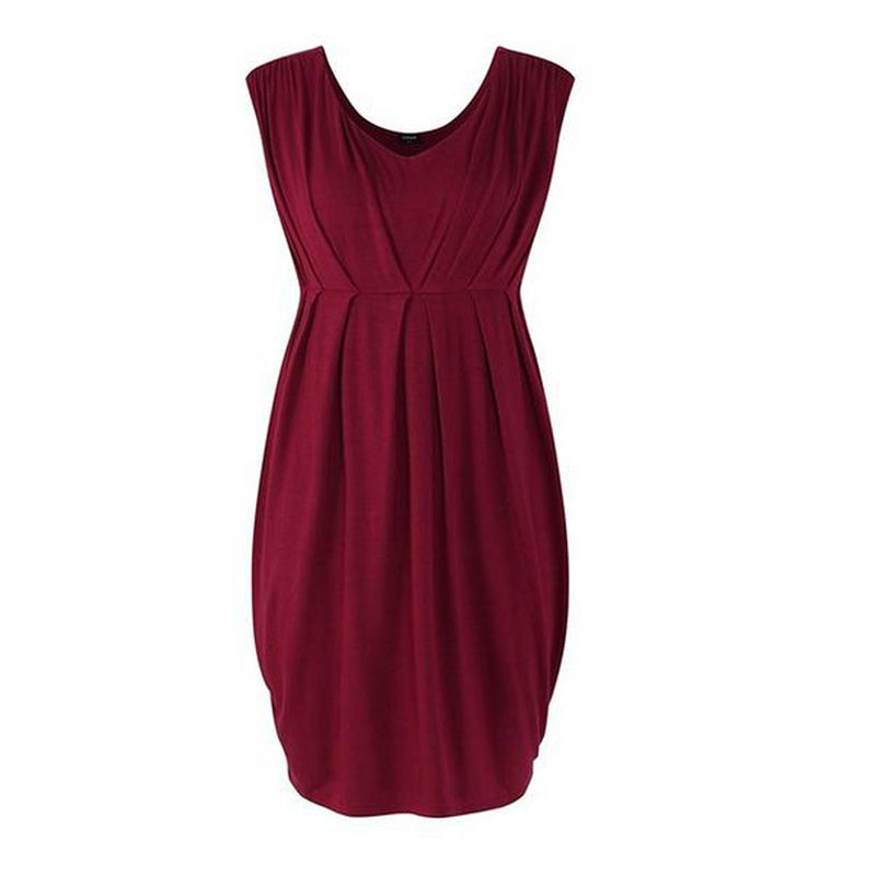 Casual Dress For Pregnant Maternity Short Clothes Maternity Clothes Pregnant Women Sleeveless Bodycon Dress Sexy Solid Dress