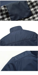 Printemps automne hommes veste homme pardessus décontracté solide mince veste Slim Fit col montant fermeture éclair hommes vestes manteau