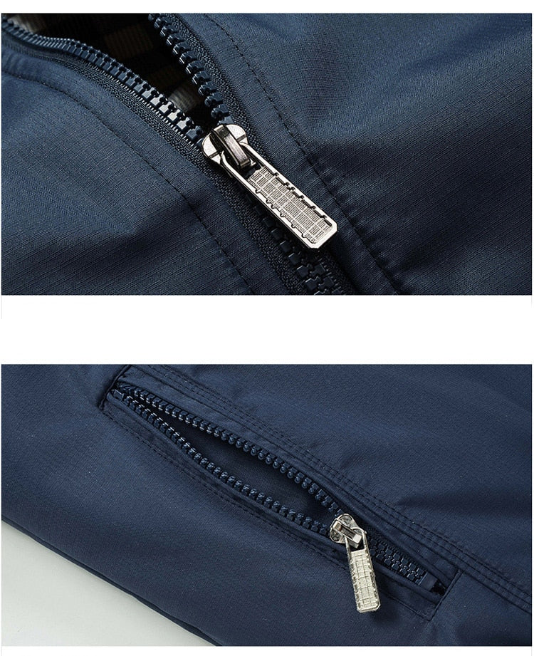 Spring Autumn Men's Jacket Male Overcoat Casual Solid Thin Jacket Slim Fit Stand Collar Zipper Men Jackets Coat