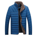Hommes Bomber Vestes Homme Polaire Épais Chaud Coupe-Vent Veste Hommes Col De Fourrure Baseball Parkas Manteaux Vêtements
