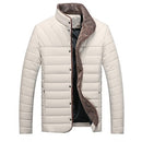 Hommes Bomber Vestes Homme Polaire Épais Chaud Coupe-Vent Veste Hommes Col De Fourrure Baseball Parkas Manteaux Vêtements