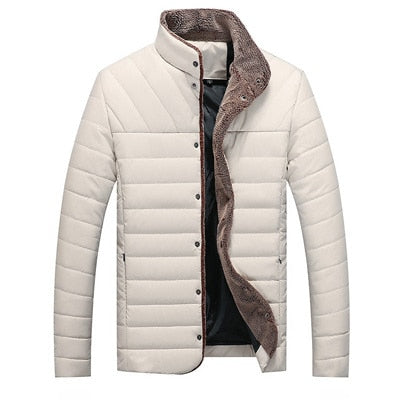 Mens Bomber Jackets Male Fleece Thick Warm Windbreaker Jacket Mens Fur Collar Baseball Parkas Coats Clothing
