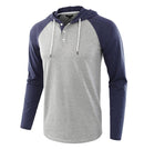 Hommes t-shirts printemps automne hommes à manches longues sweat à capuche t-shirt homme Streetwear vêtements de sport survêtement hauts t-shirts