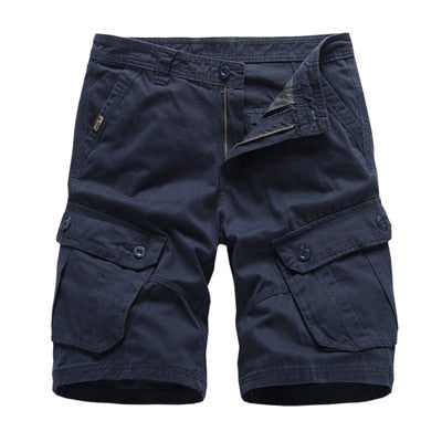 Summer Men's Shorts Casual Mens Cotton Cargo Military Shorts Male Loose Breathable Beach Jogger Board homme Clothing