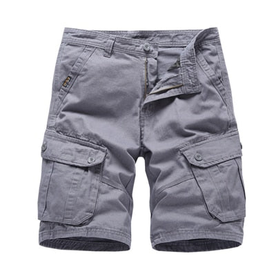 Summer Men's Shorts Casual Mens Cotton Cargo Military Shorts Male Loose Breathable Beach Jogger Board homme Clothing