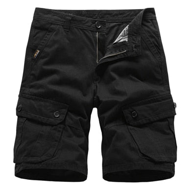 Summer Men's Shorts Casual Mens Cotton Cargo Military Shorts Male Loose Breathable Beach Jogger Board homme Clothing