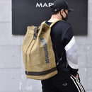 Large capacity Man travel bag mountaineering backpack Men canvas bucket shoulder bags Male Canvas Backpacks