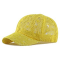 Adjustable Size Women's Hollow Breathable Baseball Caps Mesh Cap Summer New Ventilation Lace Female Hat Cap