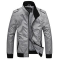Mens Jackets Spring Autumn Casual Coats Solid Color Mens Sportswear Stand Collar Slim Jackets Male Bomber Jackets