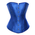 Corset Top Bustiers Overbust Satin Sexy Corsets Victoriens Corselet Brocart Vintage Style Femmes Rose Vert