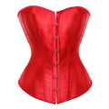 Corset Top Bustiers Overbust Satin Sexy Corsets Victoriens Corselet Brocart Vintage Style Femmes Rose Vert