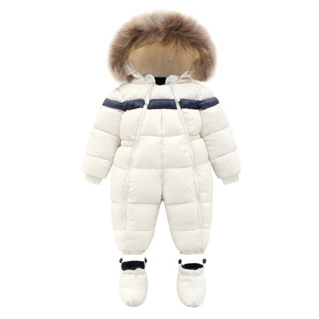 Barboteuse d'hiver pour bébé garçon et fille, combinaison de neige épaisse, coupe-vent, chaude, vêtements pour enfants en bas âge, nouvelle collection