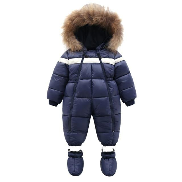 New Winter Infant Baby Boy Girl Romper Thicken Baby Snowsuit  Windproof Warm Jumpsuit For Children Clothes Toddler Outfit