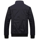 Mens Jackets Spring Autumn Casual Coats Solid Color Mens Sportswear Stand Collar Slim Jackets Male Bomber Jackets