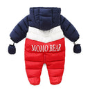 Baby Winter&Autumn Clothes Newborn infant Jumpsuit Inside Fleece Rompers Autumn Overalls Children Outerwear