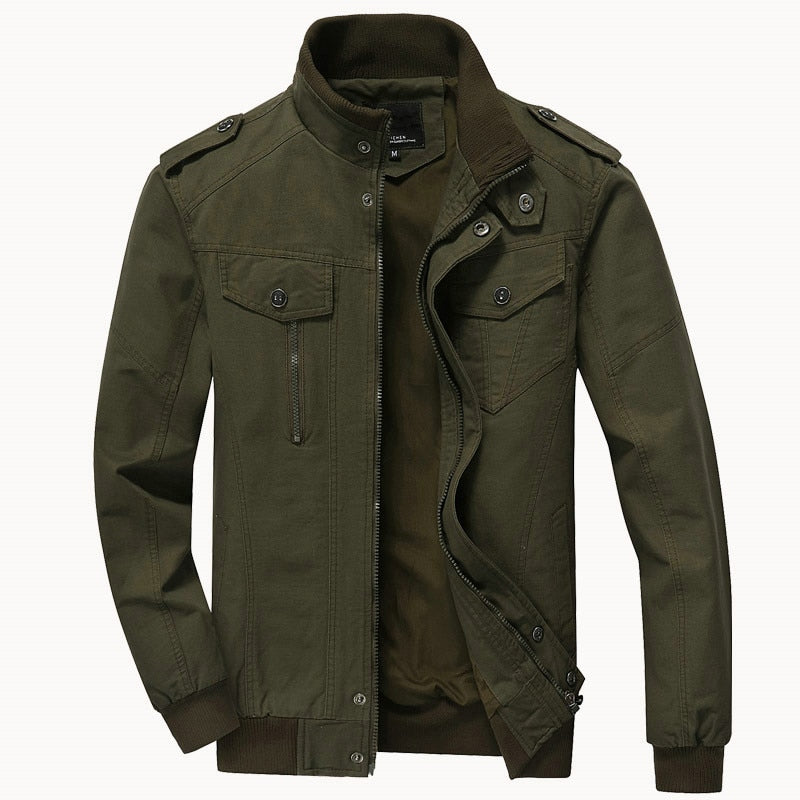 Spring Autumn Bomber Jacket Mens Military Army Workout Windbreaker Tactical Mens Jackets Coats