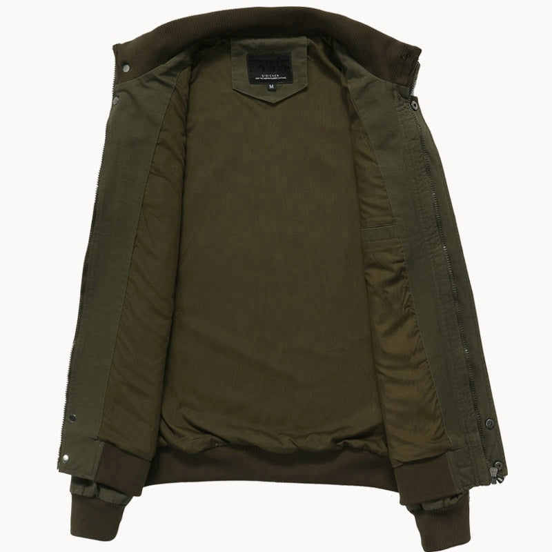 Spring Autumn Bomber Jacket Mens Military Army Workout Windbreaker Tactical Mens Jackets Coats