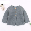 Baby Knitted Sweater Cardigan For Girls Cotton Knitting Long Sleeve Clothing Baby Clothes Infant Clothes Newborn Outwear
