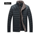Hommes Bomber Vestes Homme Polaire Épais Chaud Coupe-Vent Veste Hommes Col De Fourrure Baseball Parkas Manteaux Vêtements