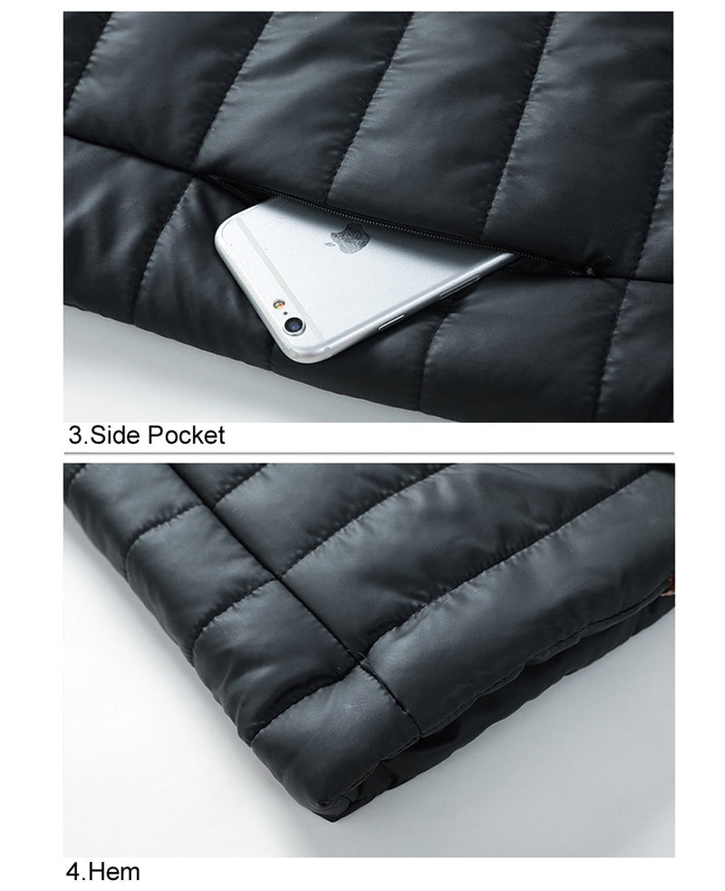 Mens Bomber Jackets Male Fleece Thick Warm Windbreaker Jacket Mens Fur Collar Baseball Parkas Coats Clothing