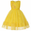 Baby Girl Princess Ball Gown Dress Flower Lace Children Bridemaid For Wedding Formal Party Prom Dresses Children Clothing 2-15 Y