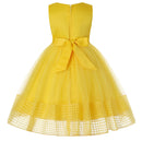 Baby Girl Princess Ball Gown Dress Flower Lace Children Bridemaid For Wedding Formal Party Prom Dresses Children Clothing 2-15 Y