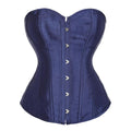 Corset Top Bustiers Overbust Satin Sexy Corsets Victoriens Corselet Brocart Vintage Style Femmes Rose Vert