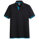 Summer Men Casual Polo Shirts Tops Trendy Men's Solid Color Polo Shirt Comfortable Slim Lapel Polo Shirt Male