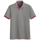 Summer Men Casual Polo Shirts Tops Trendy Men's Solid Color Polo Shirt Comfortable Slim Lapel Polo Shirt Male