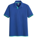 Summer Men Casual Polo Shirts Tops Trendy Men's Solid Color Polo Shirt Comfortable Slim Lapel Polo Shirt Male