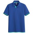 Summer Men Casual Polo Shirts Tops Trendy Men's Solid Color Polo Shirt Comfortable Slim Lapel Polo Shirt Male