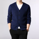 Pull Hommes Cardigan Épais Slim Fit Pulls Tricots Chaud Hiver Style Casual Vêtements Homme