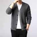 Pull Hommes Cardigan Épais Slim Fit Pulls Tricots Chaud Hiver Style Casual Vêtements Homme