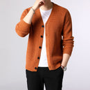 Pull Hommes Cardigan Épais Slim Fit Pulls Tricots Chaud Hiver Style Casual Vêtements Homme