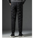 Épaissir pantalons de survêtement hiver hommes Plus velours rembourré pantalon mince grande taille chaud pantalon solide tendance sport Jogges vêtements