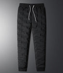 Épaissir pantalons de survêtement hiver hommes Plus velours rembourré pantalon mince grande taille chaud pantalon solide tendance sport Jogges vêtements