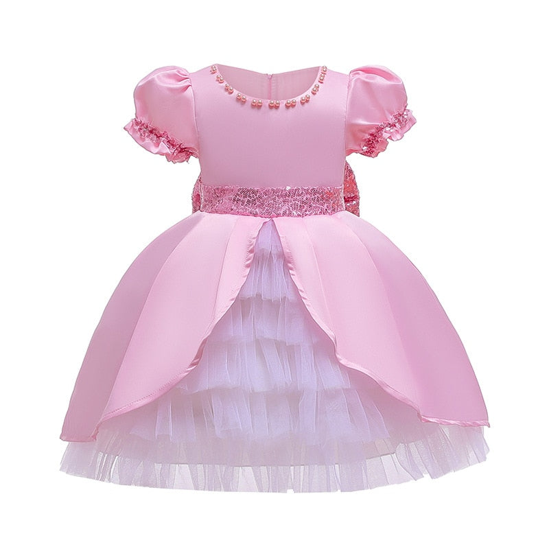 Baby girls Dress girls Christening Fluffy Girls dress kids Birthday Princess Infant dresses
