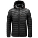 Hiver hommes veste mâle Ultra léger vers le bas chaud Parkas manteaux vêtements d'extérieur décontractés thermique à capuche vestes vêtements pour hommes