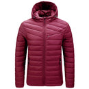 Hiver hommes veste mâle Ultra léger vers le bas chaud Parkas manteaux vêtements d'extérieur décontractés thermique à capuche vestes vêtements pour hommes