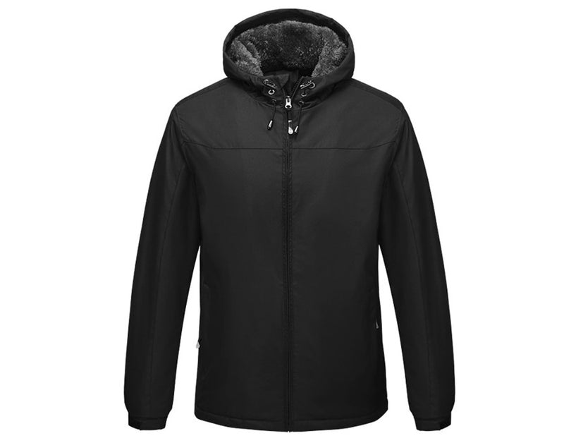 Winter Men's Sports Jacket Casual Outdoor Windbreaker Thermal Hooded Coats Fleece Warm Jackets Mens Clothing