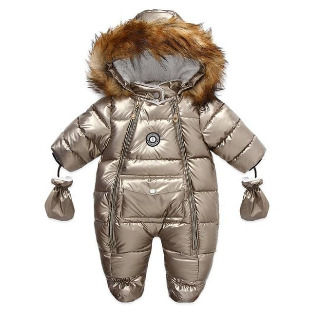 Barboteuse d'hiver pour bébé garçon et fille, combinaison de neige épaisse, coupe-vent, chaude, vêtements pour enfants en bas âge, nouvelle collection