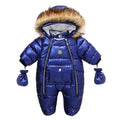 New Winter Infant Baby Boy Girl Romper Thicken Baby Snowsuit  Windproof Warm Jumpsuit For Children Clothes Toddler Outfit