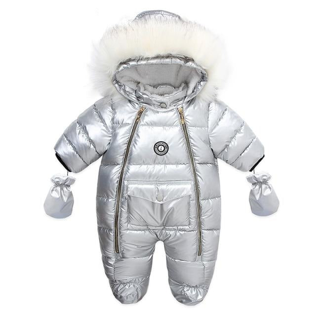 New Winter Infant Baby Boy Girl Romper Thicken Baby Snowsuit  Windproof Warm Jumpsuit For Children Clothes Toddler Outfit