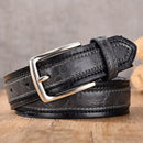 Men Leather Belt For Jeans Luxury Strap Western Designer Male Waist Trouser Belts Classic Vintage Pin Buckle