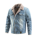Winer Hommes Denim Veste À La Mode Polaire Chaud Denim Veste Mâle Bomber Coupe-Vent Cowboy Manteaux Vêtements