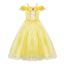 Belle Dress for Girl Princess Kids Floral Ball Gown Child Cosplay Beauty Costume Fancy Party Clothing For Cosplay Party
