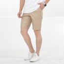 Summer Men Leather Shorts Elastic Outerwear Short Pants Male Faux Leather Shorts
