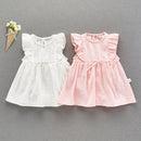 Baby summer cool bodysuit infant girls princess dress baby christening baptism gown birthday party princess dress cute