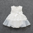 BABY girls dress girls princess dress christening baptism birthday party wedding picture princess dress