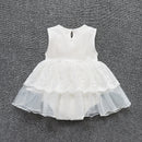 BABY girls dress girls princess dress christening baptism birthday party wedding picture princess dress